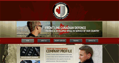 Desktop Screenshot of frontlinecd.ca